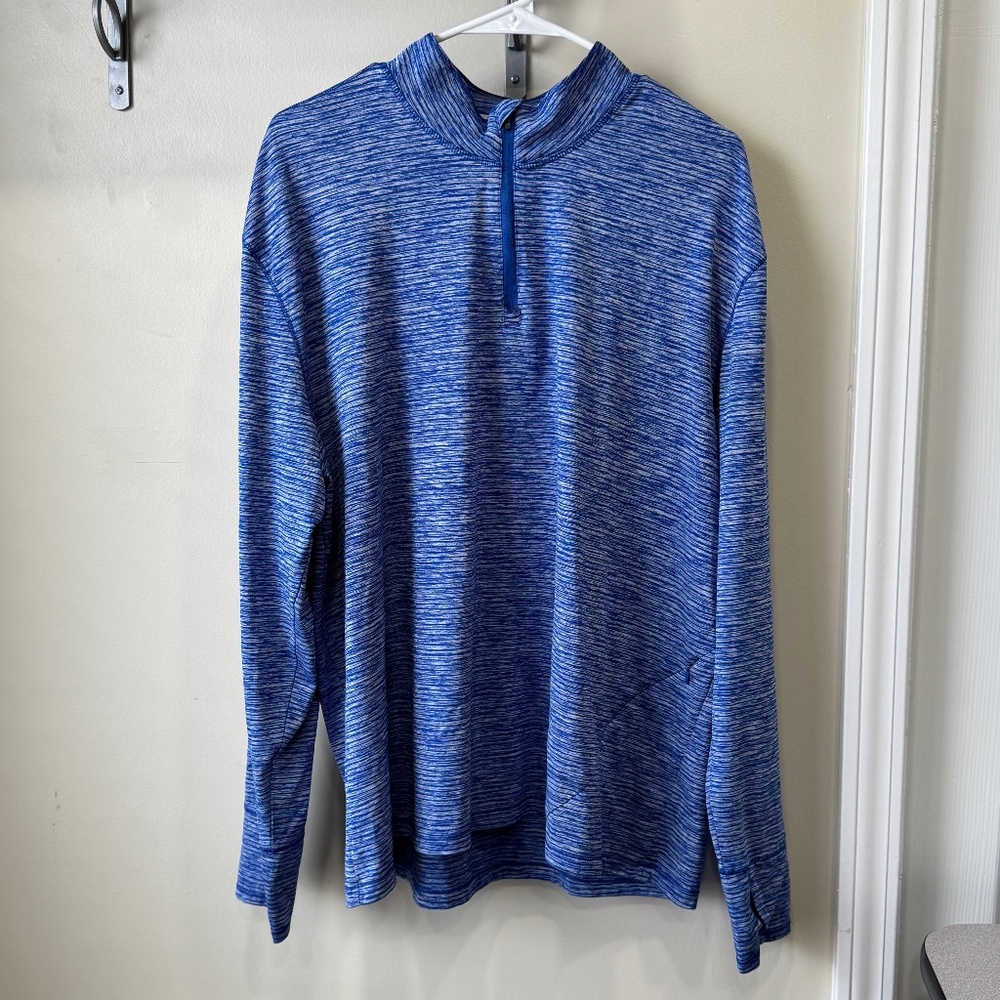 Reel Legends Blue Half Zip Pullover